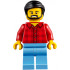 Camper - Male, Red Plaid Flannel Shirt, Medium Blue Legs, Black Smooth Hair – ГРАДСКИ