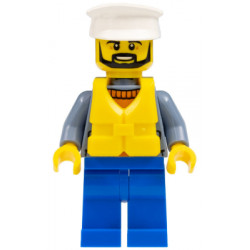 Coast Guard City - Ship Captain with White Hat and Life Jacket – ГРАДСКИ