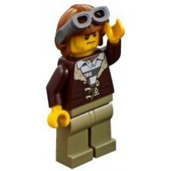 Mountain Police - Crook Male with Lined Jacket over Prisoner Shirt, Aviator Cap with Goggles – ГРАДСКИ