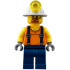 Miner - Shirt with Straps, Dark Blue Legs, Mining Helmet, Goatee and Moustache – ГРАДСКИ