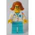 Doctor - EMT Star of Life, Medium Azure Legs, Dark Orange Female Hair Short Swept Sideways, Glasses – ГРАДСКИ