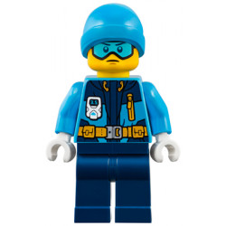 Arctic Explorer - Male, Dark Blue Legs, Dark Azure Beanie, Medium Azure Ski Goggles – ГРАДСКИ