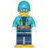 Arctic Explorer - Female, Dark Blue Legs, Dark Azure Beanie, Medium Azure Ski Goggles, Bright Light Orange Snowshoes – ГРАДСКИ