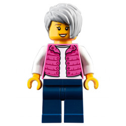 Camper, Female, Dark Pink Jacket, Dark Blue Legs, Light Bluish Gray Female Hair Short Tousled – ГРАДСКИ