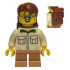 Camper, Male Child, Tan Shirt, Medium Nougat Short Legs, Glasses, Backpack – ГРАДСКИ