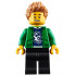 Hiker, Male, Green Jacket over Raccoon Shirt, Black Legs, Medium Nougat Spiked Hair – ГРАДСКИ