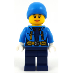 Arctic Explorer - Female, Dark Blue Legs, Dark Azure Beanie – ГРАДСКИ