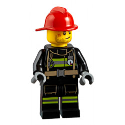 Fire - Reflective Stripes, Stubble Beard, Red Helmet – ГРАДСКИ