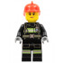 Fire - Reflective Stripes with Utility Belt, Red Fire Helmet, Peach Lips Closed Mouth Smile – ГРАДСКИ