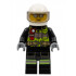Fire - Reflective Stripes, Black Suit, White Helmet, Silver Sunglasses – ГРАДСКИ