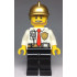 Fire - White Shirt with Tie and Belt and Radio, Black Legs, Gold Fire Helmet – ГРАДСКИ