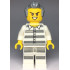 Sky Police - Jail Prisoner 50380 Prison Stripes, Scowl with Teeth, Dark Bluish Gray Hair with Sideburns – ГРАДСКИ