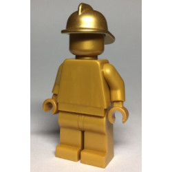 Statue - Pearl Gold with Metallic Gold Fire Helmet – ГРАДСКИ