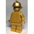 Statue - Pearl Gold with Metallic Gold Fire Helmet – ГРАДСКИ