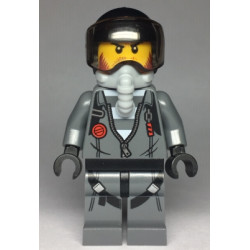 Sky Police - Jail Prisoner Jacket over Prison Stripes, Black Helmet, Oxygen Mask – ГРАДСКИ