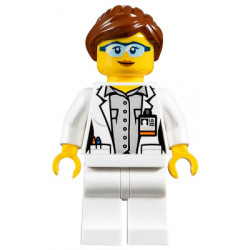 Scientist - Female, Blue Goggles and White Legs – ГРАДСКИ