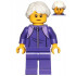 Grandmother - Dark Purple Tracksuit, White Hair, Glasses – ГРАДСКИ