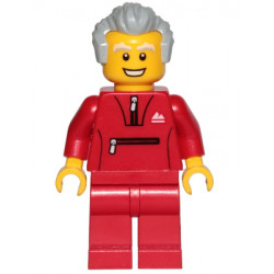 Grandfather - Red Tracksuit, Light Bluish Gray Hair – ГРАДСКИ