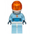 Astronaut - Male, Bright Light Blue Spacesuit with Blue Belt, Trans Orange Large Visor, Open Mouth Smile – ГРАДСКИ