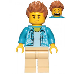 Camera Operator - Hawaiian Shirt, Tan Legs, Medium Nougat Hair Spiked – ГРАДСКИ