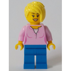 Toy Store Owner - Bright Pink Female Top, Blue Legs – ГРАДСКИ