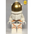 Astronaut - Female, White Spacesuit with Orange Lines, Closed Mouth Smile – ГРАДСКИ