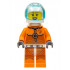 Astronaut - Female, Orange Spacesuit with Dark Bluish Gray Lines, Trans Light Blue Large Visor, Open Mouth Smile – ГРАДСКИ