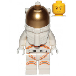 Astronaut - Male, White Spacesuit with Orange Lines, Thin Grin – ГРАДСКИ