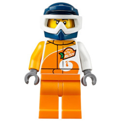ATV Driver - Male, 'ViTA RUSH' Uniform, Orange Legs, Dark Blue Helmet – ГРАДСКИ
