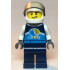 Race Car Driver, Male, Dark Blue 'Octan E' Racing Jacket and Legs, White Helmet – ГРАДСКИ
