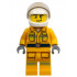 Fire - Reflective Stripes, Bright Light Orange Suit, White Helmet, Crooked Grin – ГРАДСКИ