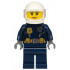 Police - City Motorcyclist Female, Leather Jacket with Gold Badge and Utility Belt, White Helmet, Trans-Clear Visor, Peach Lips – ГРАДСКИ