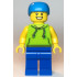 Skateboarder - Male, Lime Hoodie, Blue Legs, Dark Azure Helmet – ГРАДСКИ
