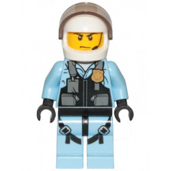 Police - Helicopter Pilot, Bright Light Blue Jumpsuit – ГРАДСКИ