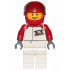 Race Car Driver - Male, White and Red Jumpsuit with 'XTREME' Logo, White Legs, Red Helmet – ГРАДСКИ