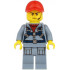 Ocean Submarine Pilot - Male, Harness, Sand Blue Legs with Pockets, Red Cap, Headset – ГРАДСКИ