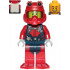 Scuba Diver - Male, Open Mouth Smile, Red Helmet, White Air Tanks, Red Flippers – ГРАДСКИ