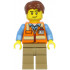 Air Traffic Controller - Male, Reddish Brown Hair, Orange Safety Vest, Dark Tan Legs – ГРАДСКИ