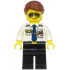 Pilot - Female, Reddish Brown Hair, White Shirt with Dark Blue Tie, Black Legs – ГРАДСКИ