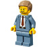 Plane Passenger - Male, Sand Blue Suit, Dark Red Tie, Dark Tan Hair Short Combed Sideways, Beard – ГРАДСКИ