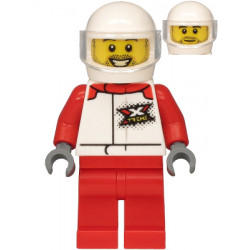 Helicopter Pilot - White Jacket with 'XTREME' Logo, Red Legs, White Helmet – ГРАДСКИ