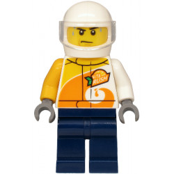 Helicopter Pilot - Jacket with 'ViTA RUSH' Logo, Dark Blue Legs, White Helmet – ГРАДСКИ