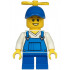 Child - Boy, Blue Overalls over V-Neck Shirt, Blue Short Legs, Blue Cap with Yellow Tiny Propeller, Freckles (Billy McCloud) – ГРАДСКИ