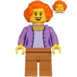 Ann McCloud - Mom, Medium Lavender Jacket, Medium Nougat Legs, Orange Hair – ГРАДСКИ