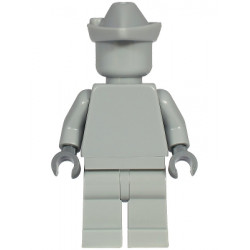 Statue - Light Bluish Gray Forestmen's Hat, Dark Bluish Gray Hands – ГРАДСКИ