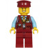 Tram Driver - Male, Dark Red Vest, Bright Light Blue Shirt, Dark Red Legs, Dark Red Hat – ГРАДСКИ