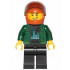 Detective - Male, Dark Green Hoodie, Black Legs, Dark Orange Helmet, Trans-Brown Visor – ГРАДСКИ