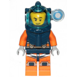 Deep Sea Diver - Male, Dark Blue Helmet, Side Lamp, Stubble – ГРАДСКИ