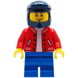 BMX Rider - Male, Red Jacket, Blue Medium Legs, Dark Blue Dirt Bike Helmet – ГРАДСКИ