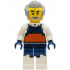 Kendo Instructor - White Robe with Dark Blue and Dark Orange Bogu Armor, Light Bluish Gray Hair – ГРАДСКИ